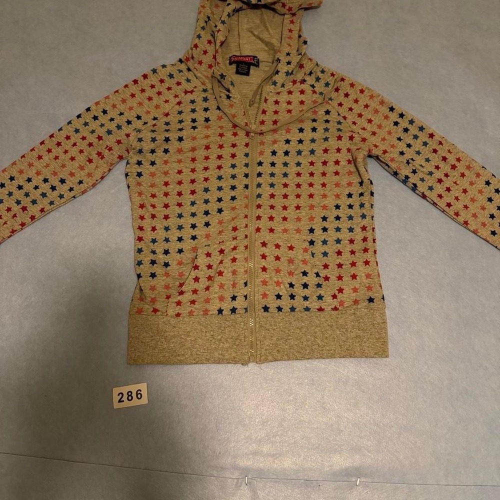 Say What Zip Up Hoodie Girls Size Large Excellent Condition